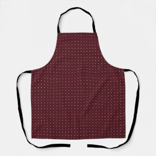 Bourgondische polka stippen schort