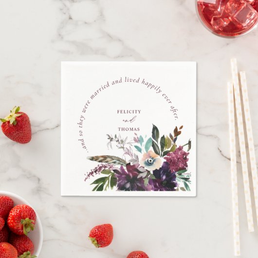 Bourgondische pracht en praal na witte bruiloft servet (Insitu)