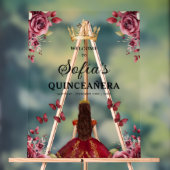 Bourgondische prinses Quinceañera Verjaardag Welko Acryl Bord (Neutraal)