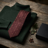 Bourgondische Renaissance Micro Jacquard Stropdas