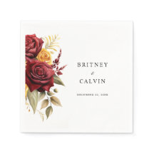 Bourgondische rode gele rozen bloemenelegante brui