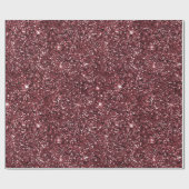 Bourgondische rode glitter cadeaupapier (Vlak)