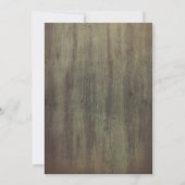 Bourgondische rode pioen Garland rustieke verjaard Kaart (Achterkant)