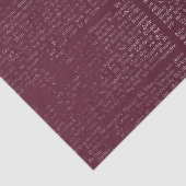 Bourgondische Roepnaamcalligrafie Tissuepapier (Detail)