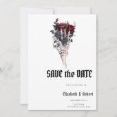 Bourgondische Rozen Bewaar De Datum Save The Date (Voorkant)
