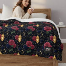 Bourgondische Rozen en gouden lantaarns