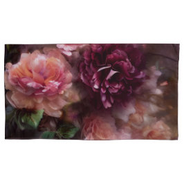 Bourgondische  Rozen geschilderd in oude Nederland Kussensloop