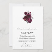 Bourgondische rozen kaart (Voorkant)