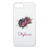 Bourgondische Rozen  Waterverf Case-Mate iPhone Case (Achterkant)