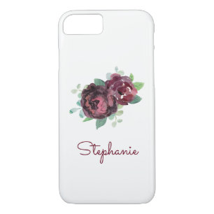 Bourgondische Rozen  Waterverf iPhone 8/7 Hoesje