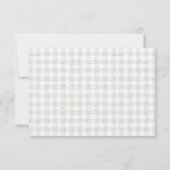 Bourgondische rustieke blos bloemschildering aquar RSVP kaartje (Achterkant)