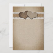 Bourgondische Rustieke Oude Zonnewedding Save The Date (Achterkant)