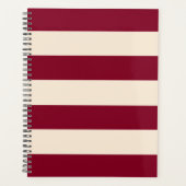 Bourgondische Strepen Planner (Voorkant)