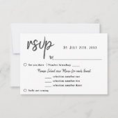 Bourgondische Tulp Bloem Bruiloft Menu Keuze Kaart (Voorkant)