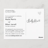 Bourgondische verandering van plannen uitgesteld h briefkaart (Achterkant)