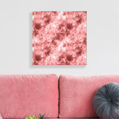 Bourgondische Verfrommelde Textuur Canvas Afdruk (Insitu (Woonkamer))