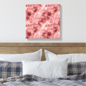 Bourgondische Verfrommelde Textuur Canvas Afdruk (Insitu (Slaapkamer))