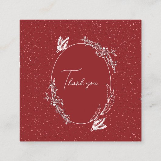 Bourgondische vlinder Kaart (Voorkant)