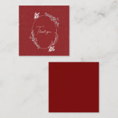 Bourgondische vlinder Kaart (Voorkant / Achterkant)