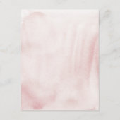 Bourgondische Waterverf Bloemen Franse boog bruilo Informatiekaartje (Achterkant)