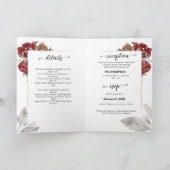 Bourgondische Waterverf Bloemenbruiloft (Binnen)