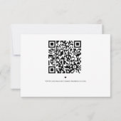 Bourgondische Waterverf bruiloft RSVP behuizing Ka (Achterkant)