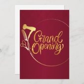 Bourgondische wijn en gouden schoonheidssalon Gran Kaart (Voorkant / Achterkant)