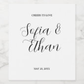 Bourgondische wijn Sangria Forest Green Etiket (Enkel label)