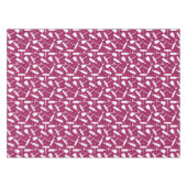 Bourgondische wijnglazen en flessen met motief tafelkleed (Voorkant (Horizontaal))