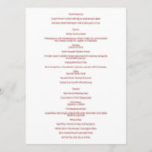 Bourgondische winterbruiloft met Bluebonnet Menu (Achterkant)