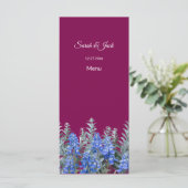 Bourgondische winterbruiloft met Bluebonnet Menu (Staand voorkant)