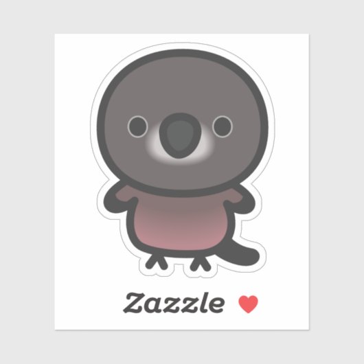 Bourke-papegaai Sticker (Vel)