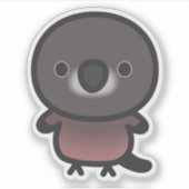 Bourke-papegaai Sticker (Voorkant)