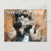 Bourke's Luck Potholes, Mpumalanga, Zuid-Afrika Briefkaart (Voorkant)