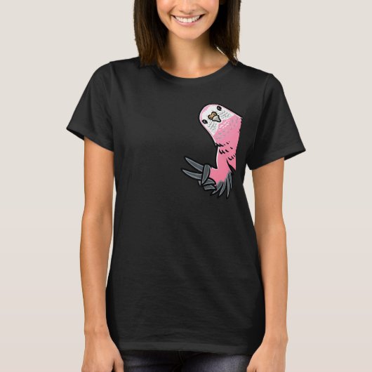 Bourke's Parrot Bird Lover Parkiet T-shirt (Voorkant)