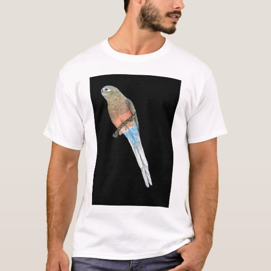 Bourke's Parrot - Neophema bourkii T-shirt (Voorkant)