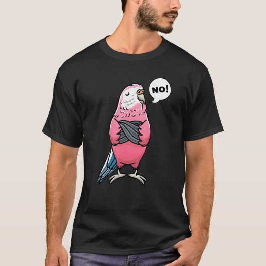 Bourke's Parrot Paraket 3 T-shirt (Voorkant)
