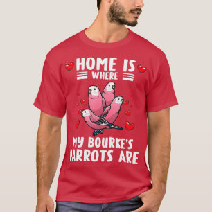 Bourkex27s parrot Bird Lover Parakeet 5 T-shirt