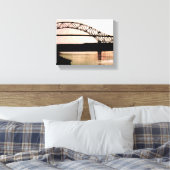 Bourne Bridge 1 Canvas Afdruk (Insitu (Slaapkamer))
