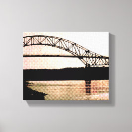 Bourne Bridge 1 Canvas Afdruk