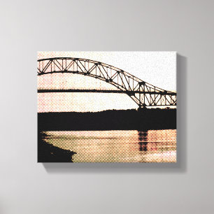 Bourne Bridge 1 Canvas Afdruk