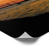 Bourne Bridge Sunset Poster (Hoek)