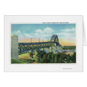Bourne-brug over het Uitzicht Kabeljauw