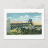 Bourne-brug over het Uitzicht van het Kabeljauwkan Briefkaart (Voorkant)