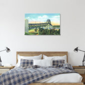 Bourne-brug over het Uitzicht van het Kabeljauwkan Canvas Afdruk (Insitu (Slaapkamer))