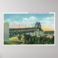 Bourne-brug over het Uitzicht van het Kabeljauwkan