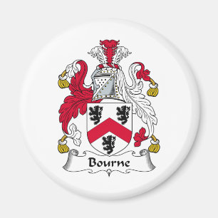 Bourne Family Crest Magneet