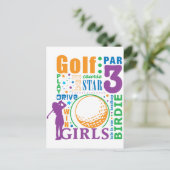 Bourne Golf Briefkaart (Staand voorkant)