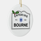 Bourne MA Keramisch Ornament (Rechts)