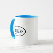 Bourne, MA koffiemok Mok (Voorkant links)